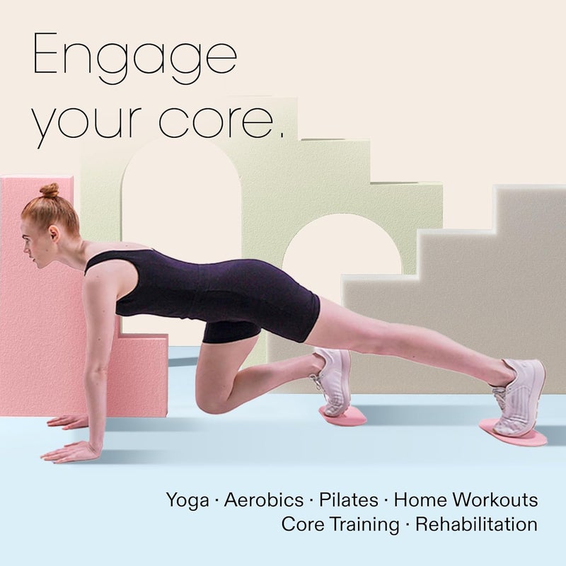 Bala Capsule Sliders for Working Out, Core Workout Sliders - Floor Exercise Sliders & Fitness Gliders for Squats, Lunges, & Push-up Variations - Strength Slides for Yoga, Pilates & Aerobics - Image 3